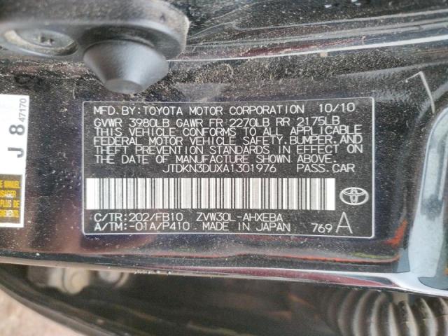 Photo 10 from auction – 2010 TOYOTA PRIUS with VIN JTDKN3DUXA1301976