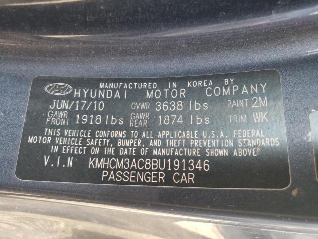 Photo 10 from auction – 2011 HYUNDAI ACCENT GL with VIN KMHCM3AC8BU191346