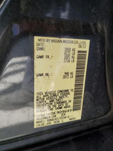 Photo 10 from auction – 2013 NISSAN ALTIMA 2.5 with VIN 1N4AL3AP2DC909649