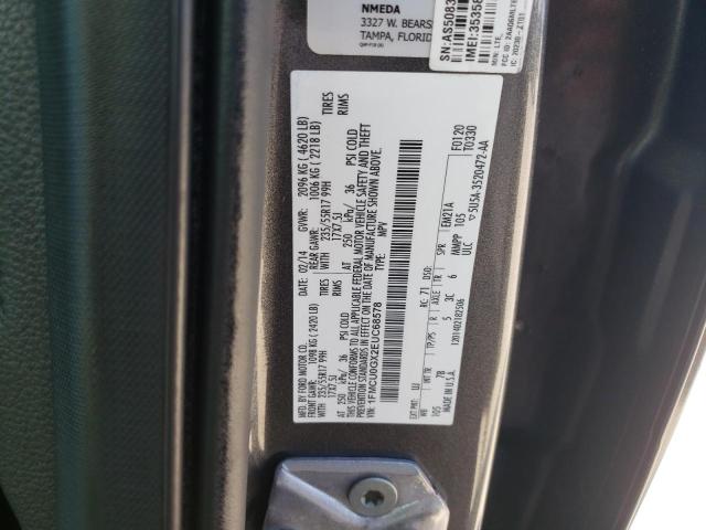 Photo 10 from auction – 2014 FORD ESCAPE SE with VIN 1FMCU0GX2EUC68578