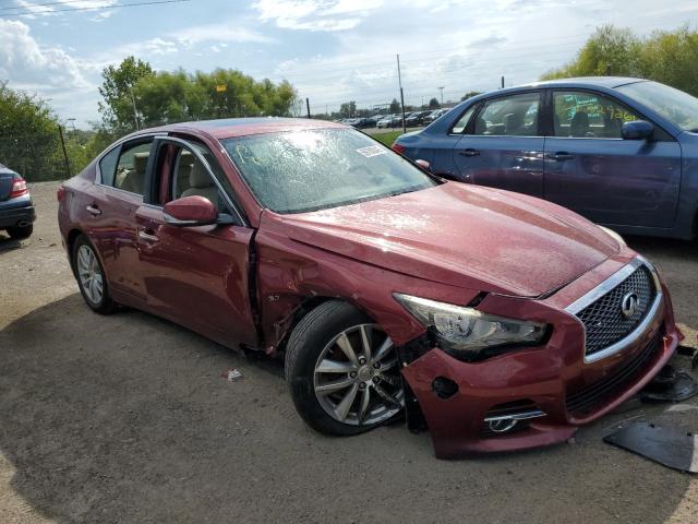 INFINITI Q50 BASE 2014 with VIN JN1BV7AR7EM697573 - Photo from auction