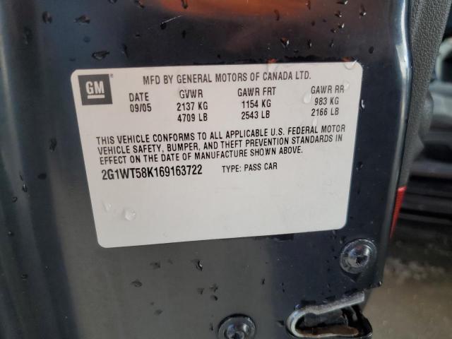Photo 10 from auction – 2006 CHEVROLET IMPALA LT with VIN 2G1WT58K169163722