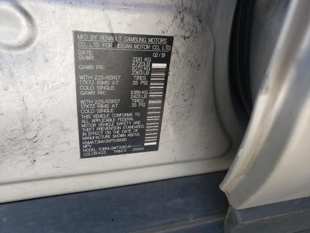 Photo 10 from auction – 2019 NISSAN ROGUE S with VIN KNMAT2MV2KP539081