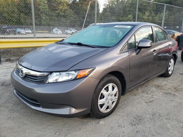 Photo 2 from auction – 2012 HONDA CIVIC LX with VIN 19XFB2F58CE015425