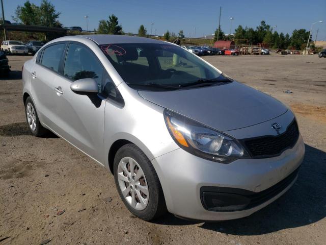 KIA RIO LX 2014 with VIN KNADM4A39E6324233 - Photo from auction