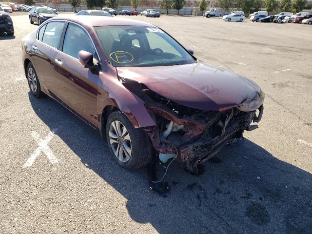 HONDA ACCORD LX 2014 with VIN 1HGCR2F38EA100463 - Photo from auction