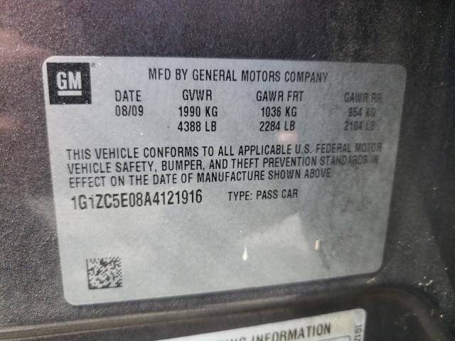 Photo 10 from auction – 2010 CHEVROLET MALIBU 1LT with VIN 1G1ZC5E08A4121916
