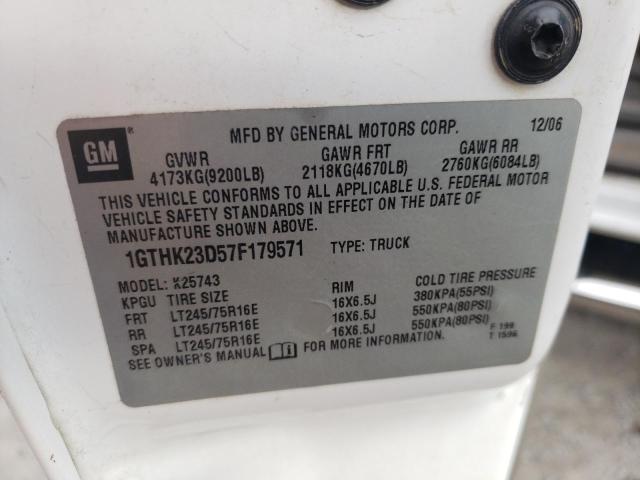 Photo 10 from auction – 2007 GMC SIERRA K25 with VIN 1GTHK23D57F179571
