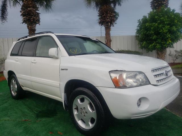 TOYOTA HIGHLANDER 2004 with VIN JTEDP21A040038622 - Photo from auction