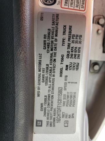 Photo 10 from auction – 2012 CHEVROLET COLORADO L with VIN 1GCHTDFE1C8115863