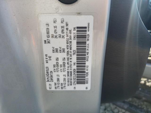 Photo 10 from auction – 2002 DODGE RAM 1500 with VIN 1D7HU18Z12J243030