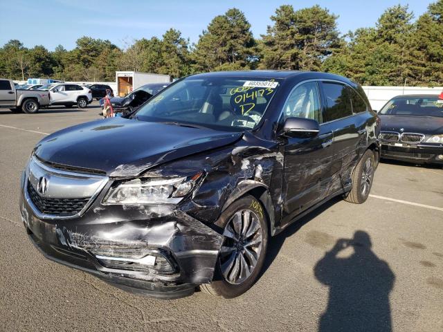 Photo 2 from auction – 2016 ACURA MDX TECHNO with VIN 5FRYD4H40GB014173