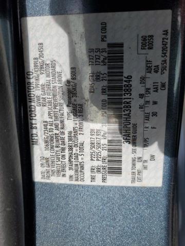 Photo 10 from auction – 2011 FORD FUSION SE with VIN 3FAHP0HA3BR138846