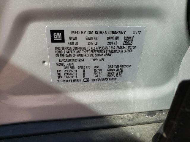 Photo 10 from auction – 2022 BUICK ENCORE PRE with VIN KL4CJESMXNB519554
