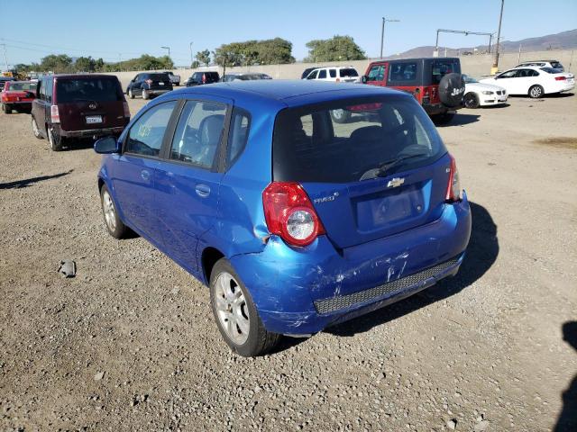 Photo 3 from auction – 2009 CHEVROLET AVEO LT with VIN KL1TG66EX9B656892