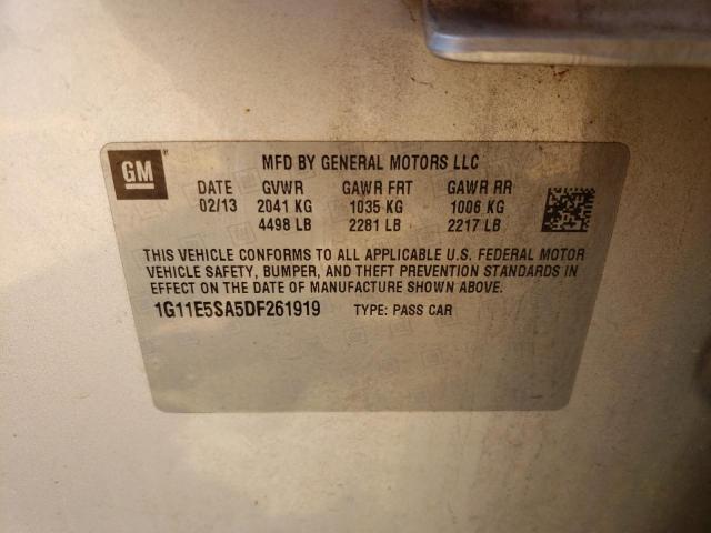 Photo 10 from auction – 2013 CHEVROLET MALIBU 2LT with VIN 1G11E5SA5DF261919