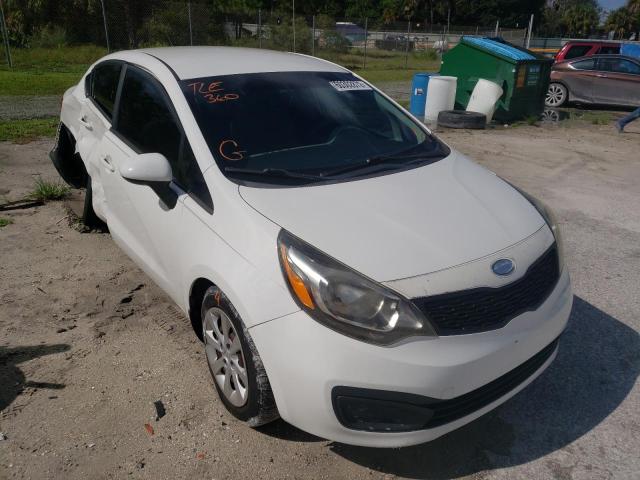 KIA RIO LX 2013 with VIN KNADM4A34D6160601 - Photo from auction