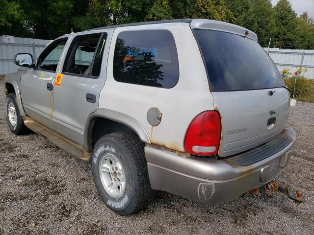 Photo 3 from auction – 2000 DODGE DURANGO with VIN 1B4HS28N1YF181754