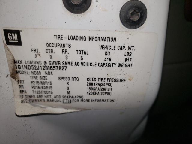 Photo 10 from auction – 2002 CHEVROLET MALIBU with VIN 1G1ND52J12M657827