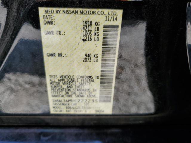 Photo 10 from auction – 2015 NISSAN ALTIMA 2.5 with VIN 1N4AL3AP9FC222235