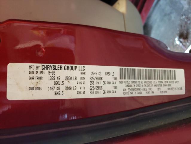 Photo 10 from auction – 2010 DODGE GRAND CARA with VIN 2D4RN5D16AR144915