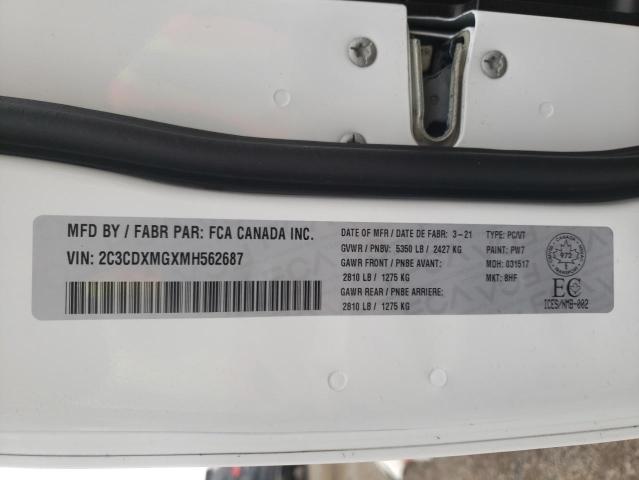 Photo 10 from auction – 2021 DODGE CHARGER GT with VIN 2C3CDXMGXMH562687