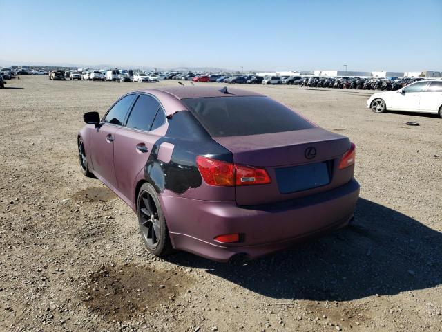 Photo 3 from auction – 2007 LEXUS IS 250 with VIN JTHBK262175047329