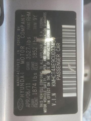 Photo 10 from auction – 2012 HYUNDAI ACCENT GLS with VIN KMHCT4AE9CU033450
