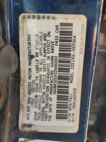 Photo 10 from auction – 2005 TOYOTA COROLLA CE with VIN 1NXBR32EX5Z486093