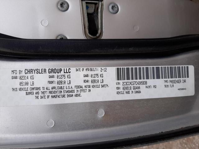 Photo 10 from auction – 2012 CHRYSLER 300 LIMITE with VIN 2C3CCACG7CH205838