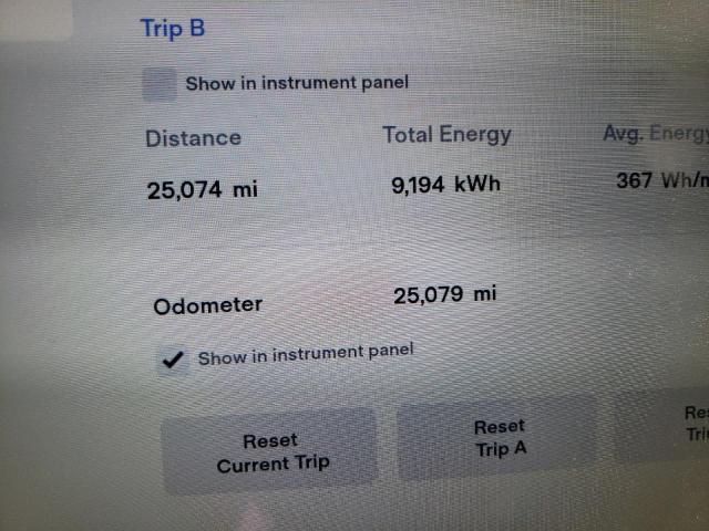 Photo 8 from auction – 2021 TESLA MODEL X with VIN 5YJXCBE23MF311618