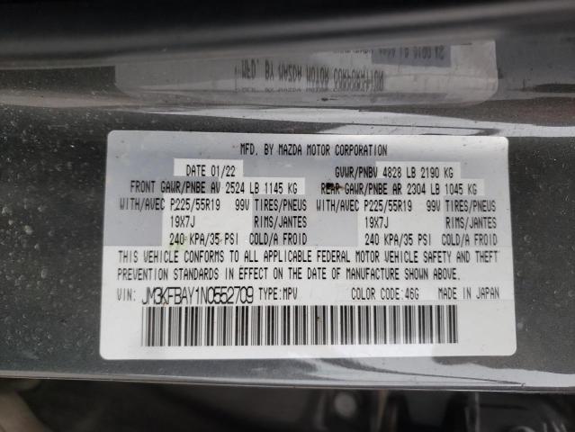 Zdjęcie 10 z aukcji – 2022 MAZDA CX-5 z VIN JM3KFBAY1N0552709