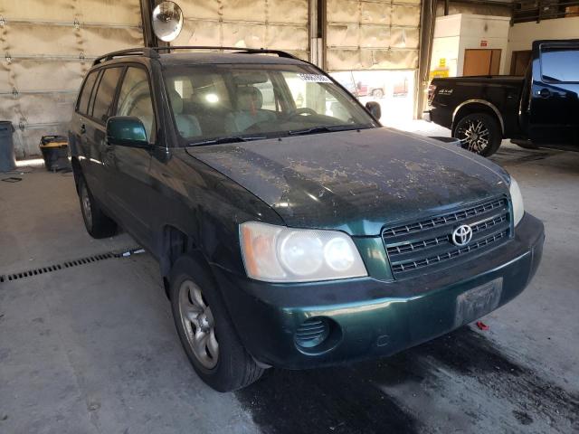 TOYOTA HIGHLANDER 2001 with VIN JTEHD21A310007001 - Photo from auction