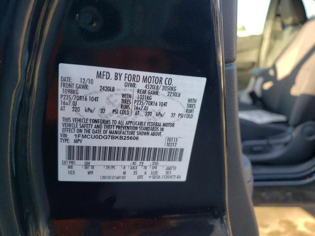 Photo 10 from auction – 2011 FORD ESCAPE XLT with VIN 1FMCU0DG7BKB25606