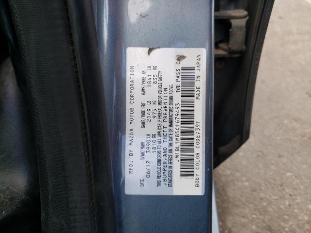 Photo 10 from auction – 2012 MAZDA 3 I with VIN JM1BL1M85C1679493