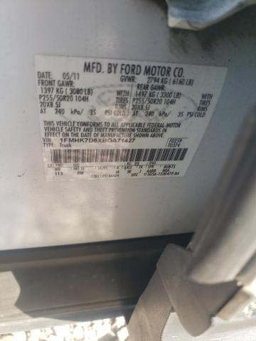 Photo 10 from auction – 2011 FORD EXPLORER X with VIN 1FMHK7D8XBGA71427