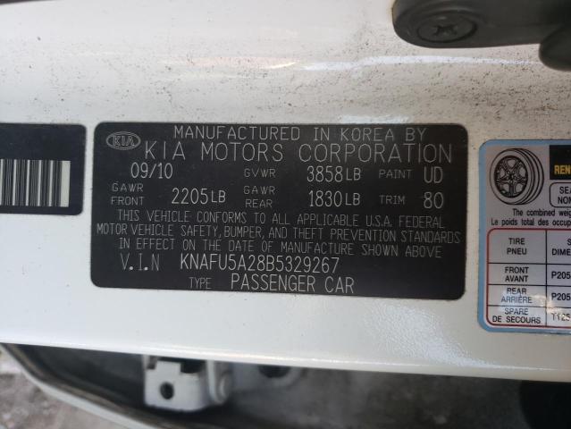 Photo 10 from auction – 2011 KIA FORTE EX with VIN KNAFU5A28B5329267