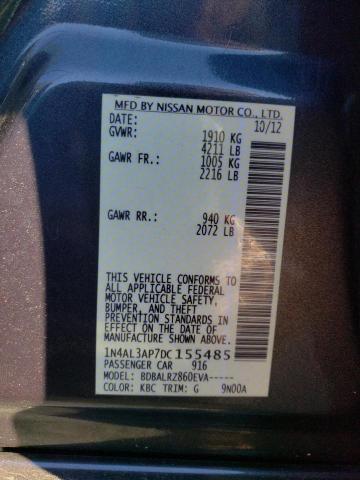 Photo 10 from auction – 2013 NISSAN ALTIMA 2.5 with VIN 1N4AL3AP7DC155485