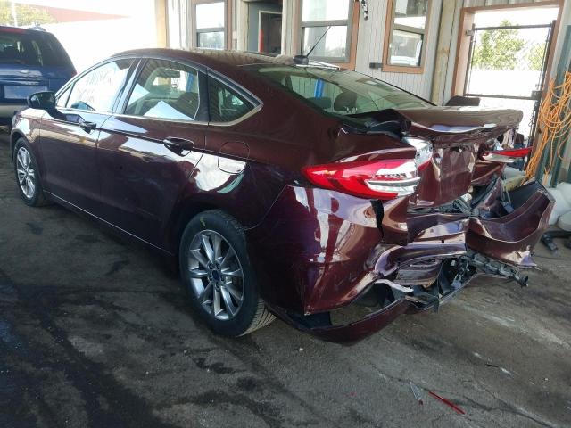 Photo 3 from auction – 2017 FORD FUSION SE with VIN 3FA6P0HD5HR412218