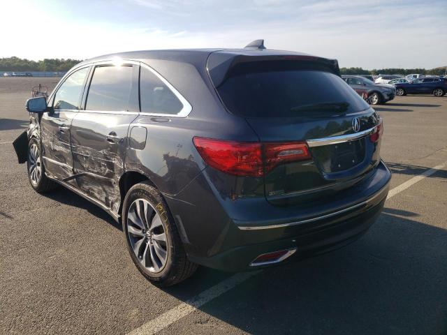 Photo 3 from auction – 2016 ACURA MDX TECHNO with VIN 5FRYD4H40GB014173