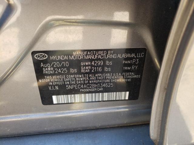 Photo 10 from auction – 2011 HYUNDAI SONATA SE with VIN 5NPEC4AC2BH134625