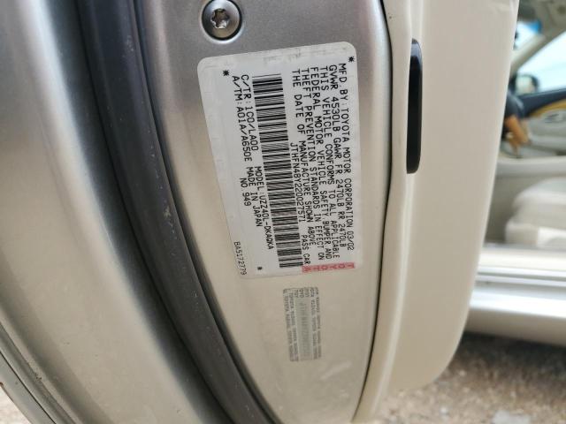 Photo 10 from auction – 2002 LEXUS SC 430 with VIN JTHFN48Y220027571