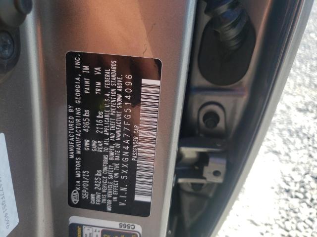 صورة رقم 10 من المزاد - 2015 KIA OPTIMA EX مع VIN 5XXGN4A77FG514096