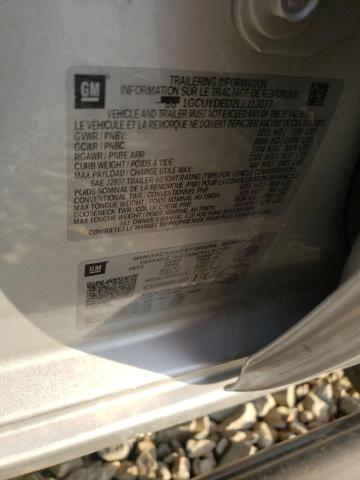Photo 10 from auction – 2020 CHEVROLET SILVERADO with VIN 1GCUYDED2LZ113977