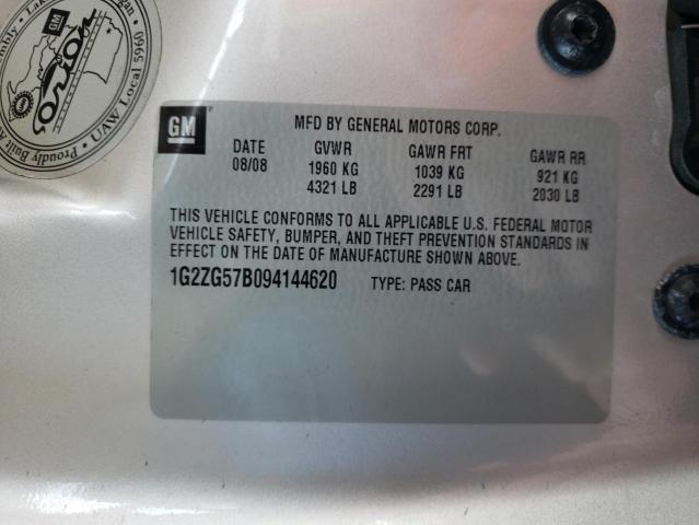Photo 10 from auction – 2009 PONTIAC G6 with VIN 1G2ZG57B094144620