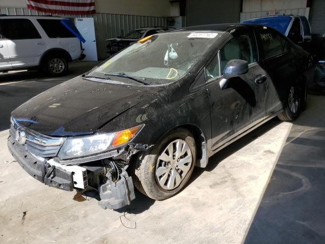 Photo 2 from auction – 2012 HONDA CIVIC LX with VIN 2HGFB2F51CH564079
