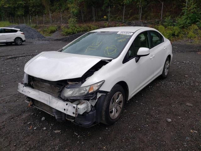 Photo 2 from auction – 2013 HONDA CIVIC LX with VIN 2HGFB2F50DH508930