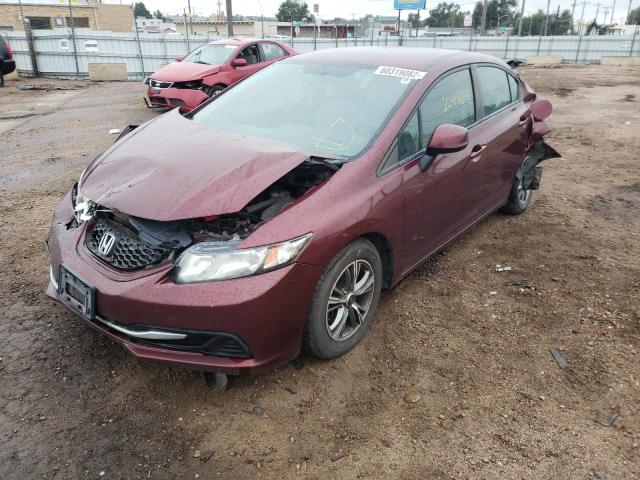 Photo 2 from auction – 2013 HONDA CIVIC LX with VIN 2HGFB2F51DH569817