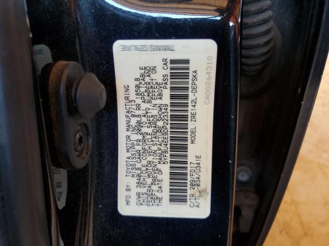 Photo 10 from auction – 2013 TOYOTA COROLLA BA with VIN 5YFBU4EE9DP223349