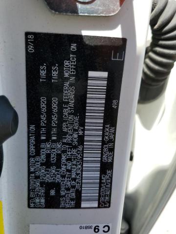 Photo 10 from auction – 2019 TOYOTA 4RUNNER SR with VIN JTEZU5JR3K5195146